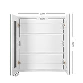 Cefito Bathroom Vanity Mirror with Storage Cabinet - White